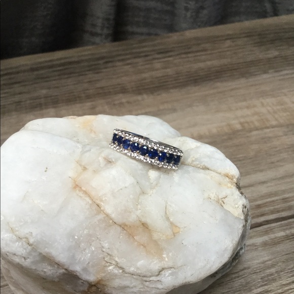 Sapphire Sterling Ring - Picture 4 of 6